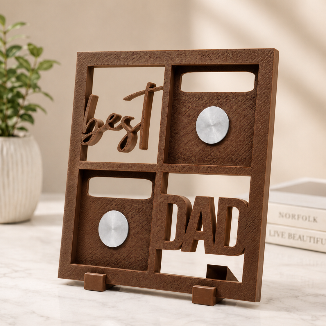 best dad frame in brown colour