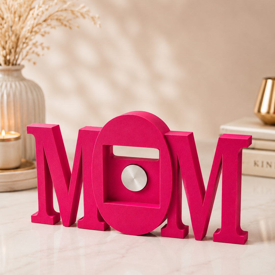 MOM frame in magenta colour