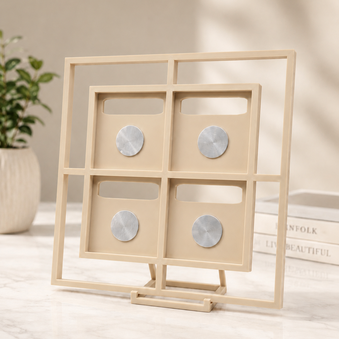 frame in beige colour