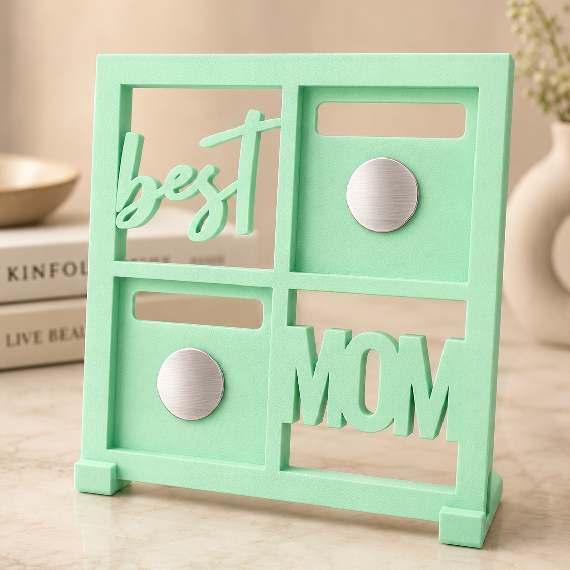 Best MOM frame in mint green colour