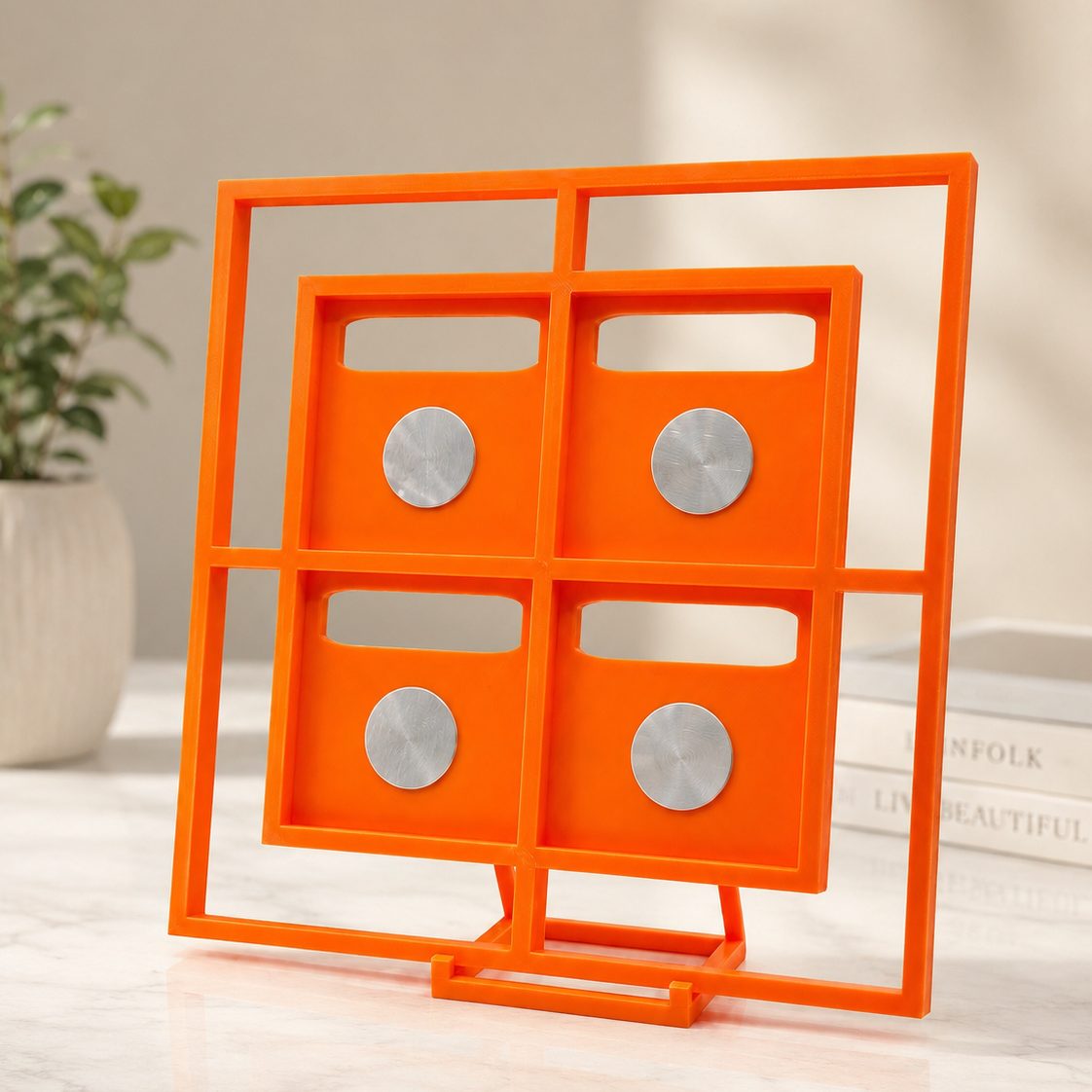 frame in orange colour