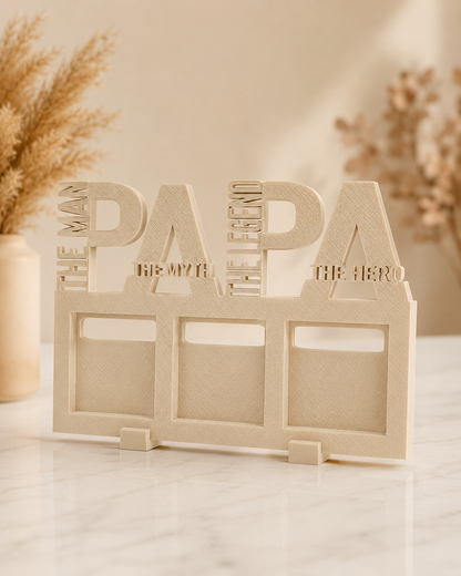 PAPA frame in beige colour