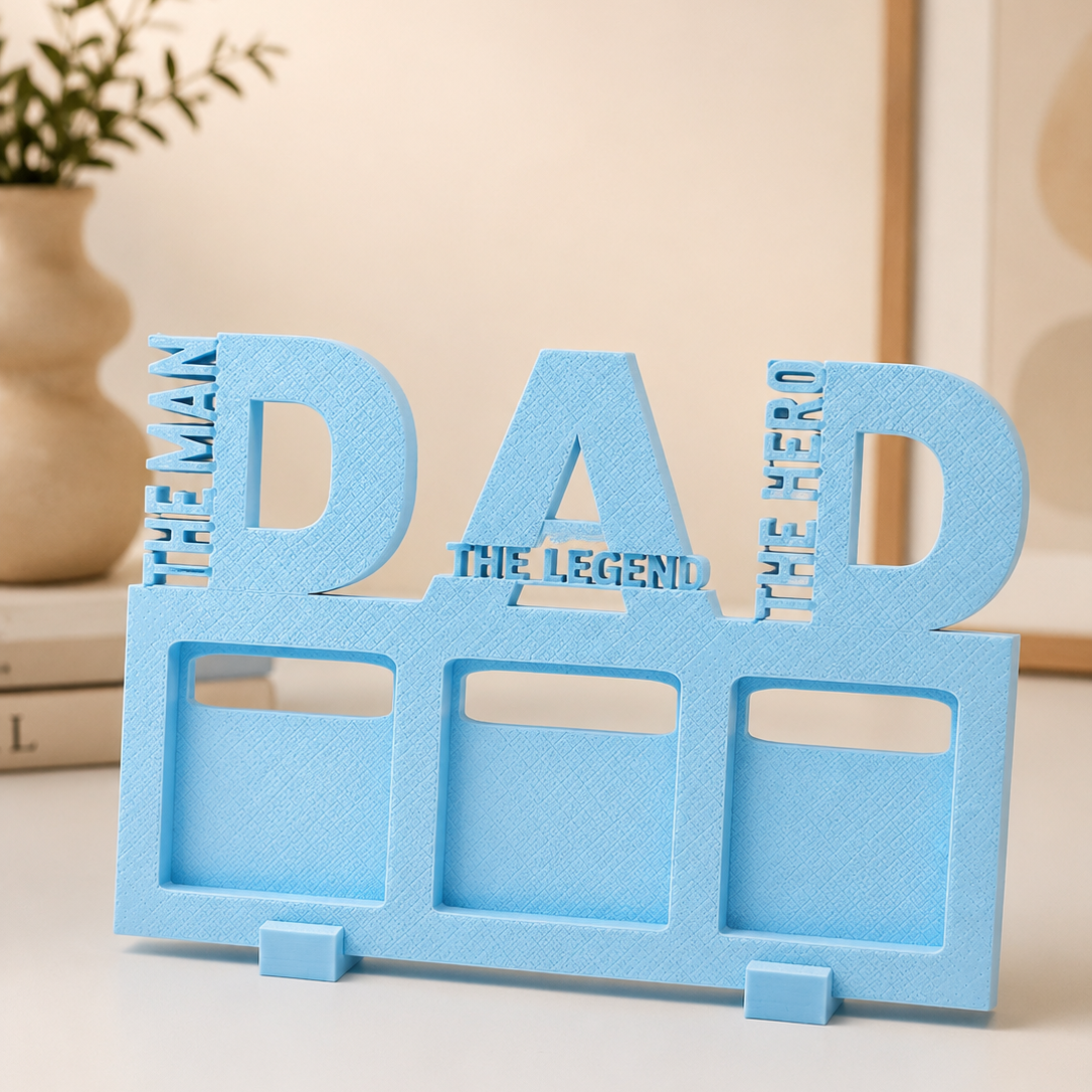 DAD frame in light blue colour
