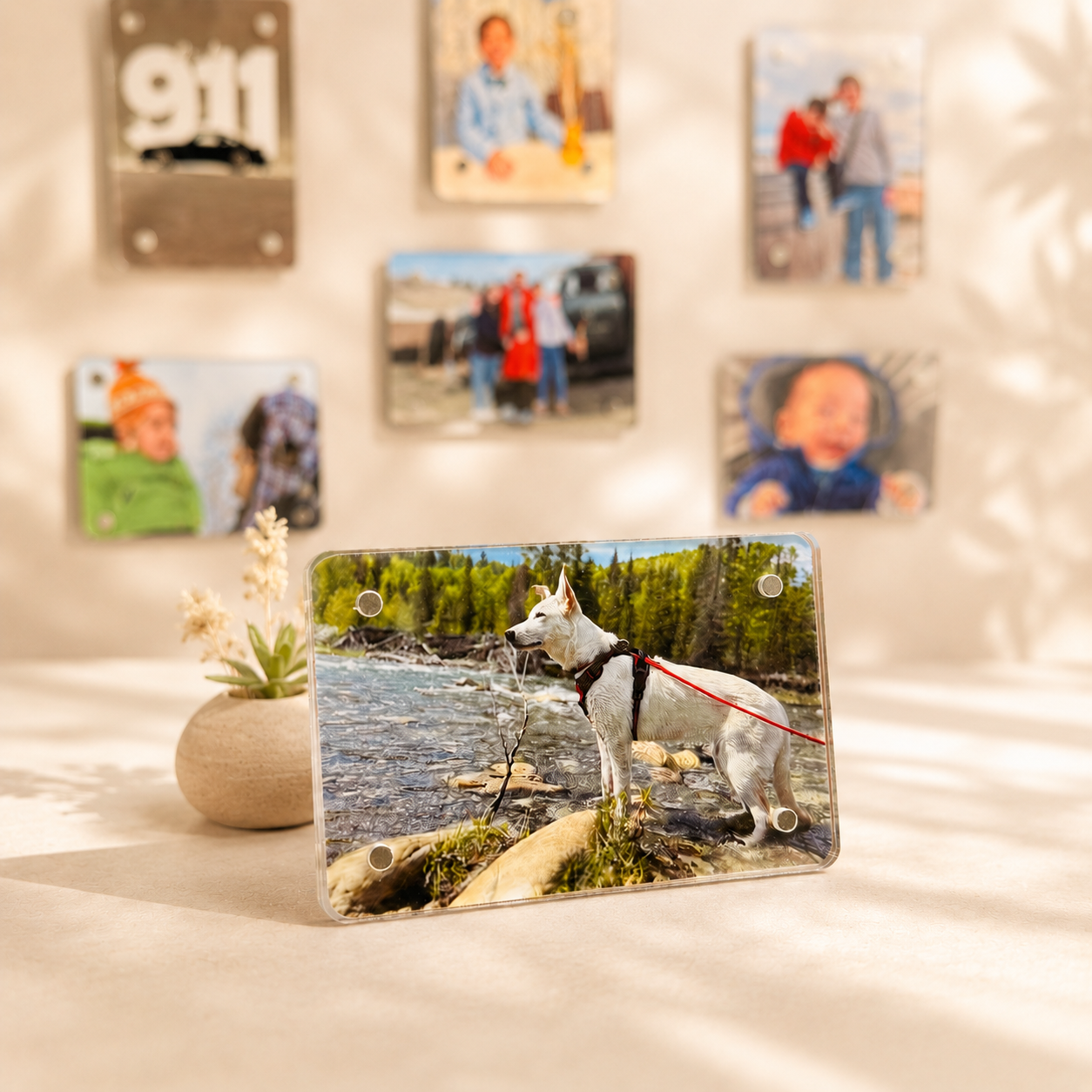 Custom Acrylic Photo Magnets — 2.5 x 3.5"