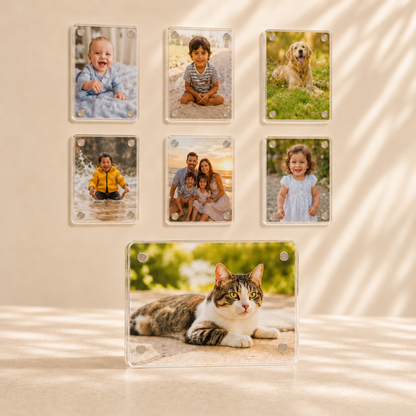 Custom Acrylic Photo Magnets — 2.5 x 3.5"