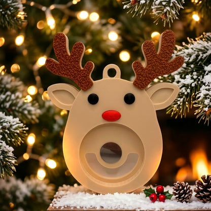 Christmas Photo Magnet Ornament raindeer