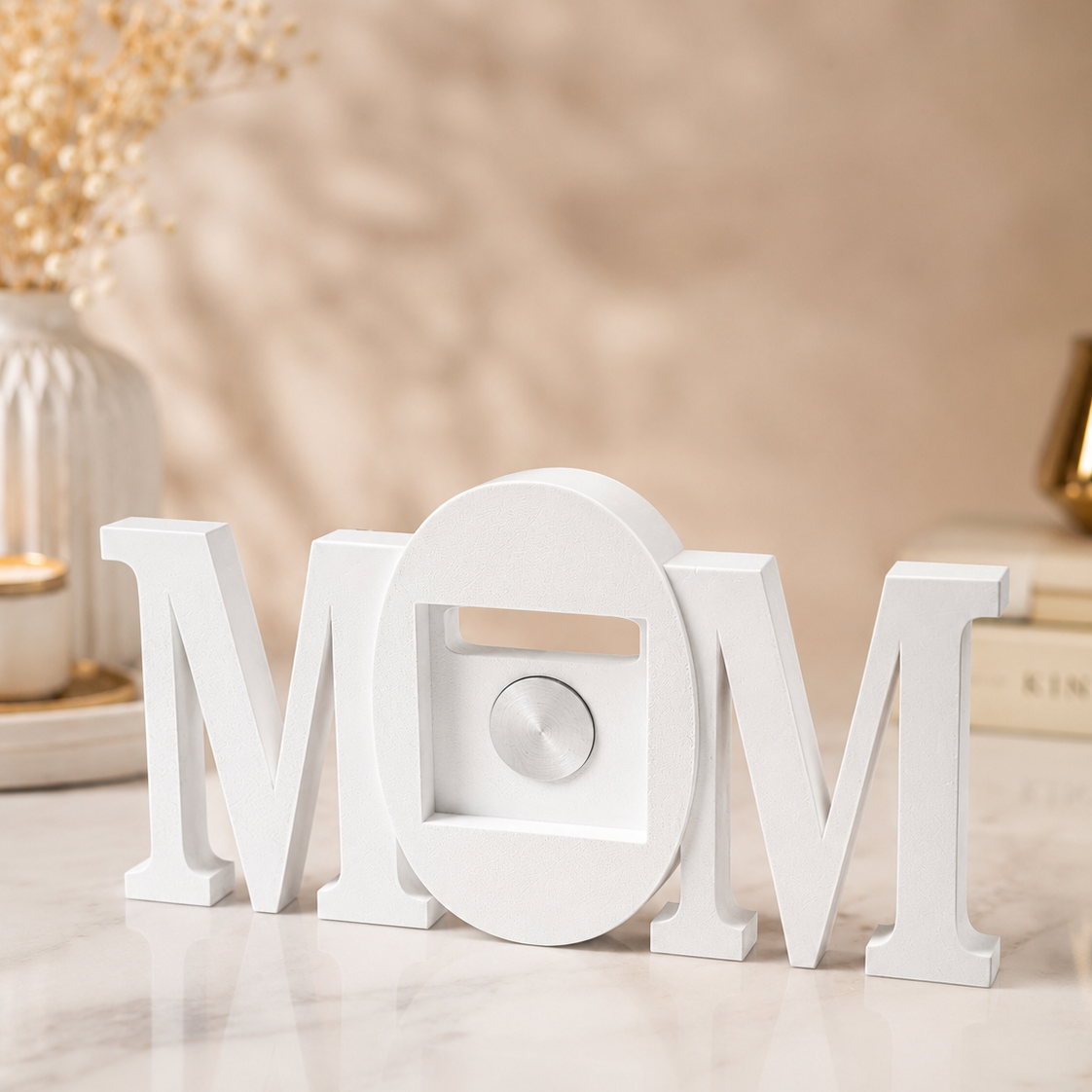 MOM frame in white colour