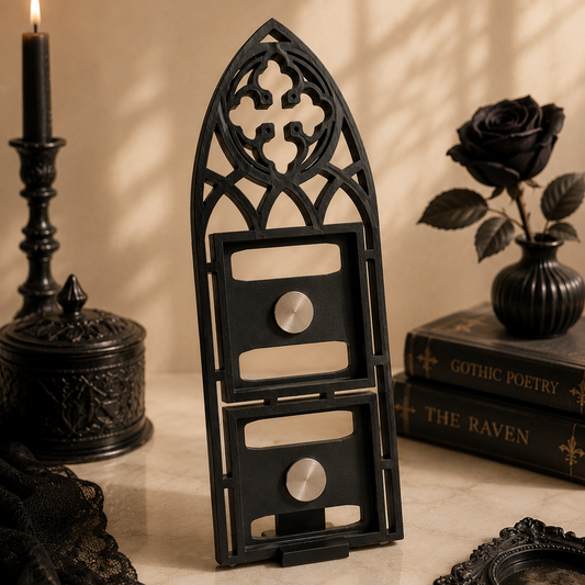 GOTHIC WINDOW frame in black colour
