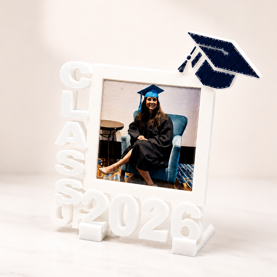 GRAD Frame with magnet in white colour