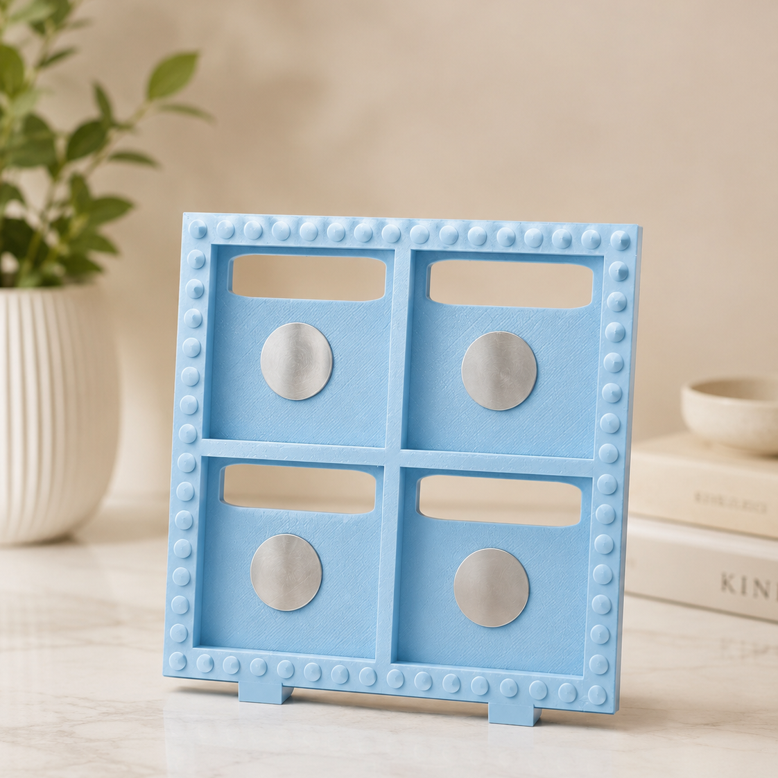 Frame in light blue colour