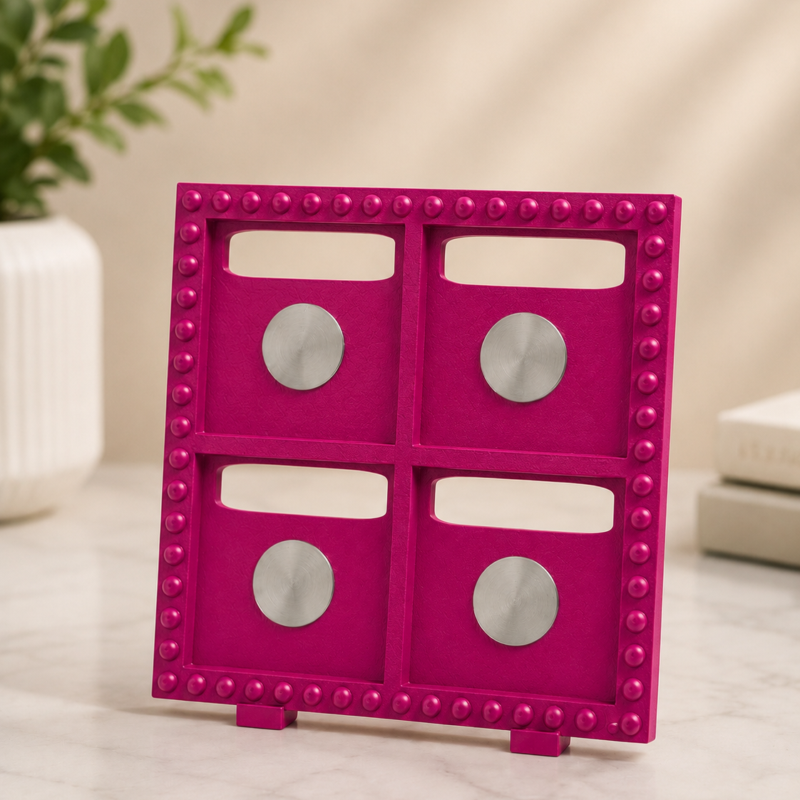 Frame in magenta colour