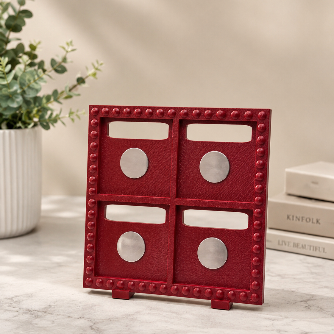 Frame in ruby red colour