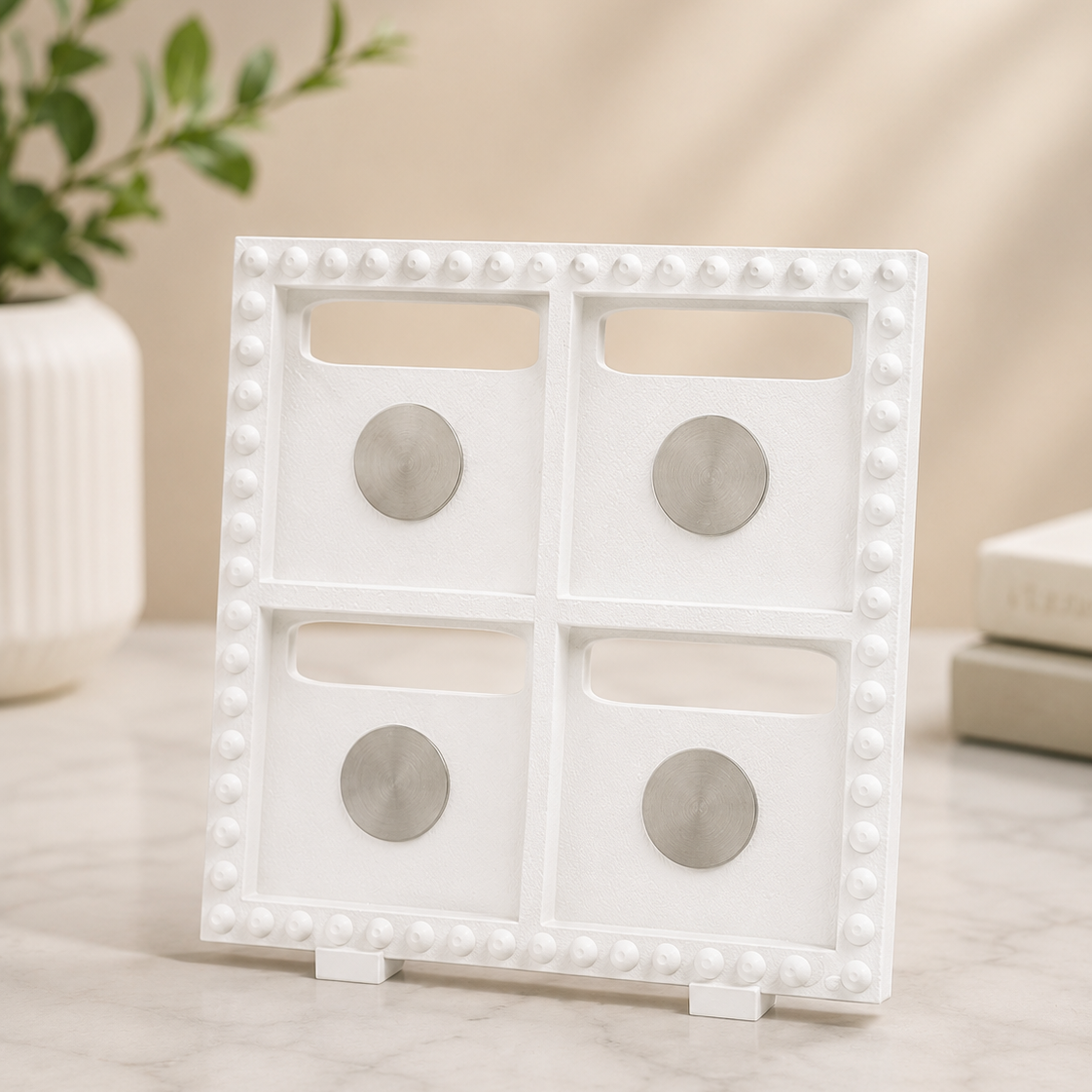 Frame in white colour
